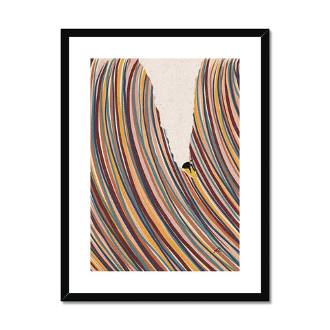 Steep Take off Framed & Mounted Print
