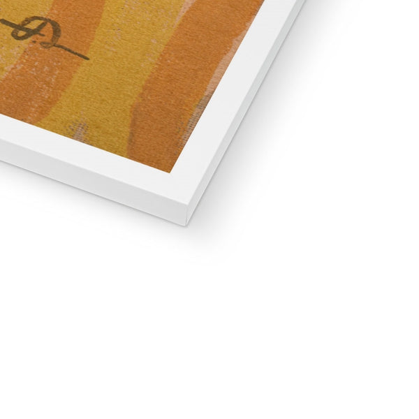 Choosing red Framed Print