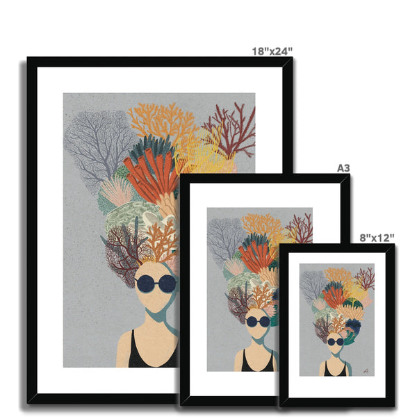 Coral head Framed & Mounted Print