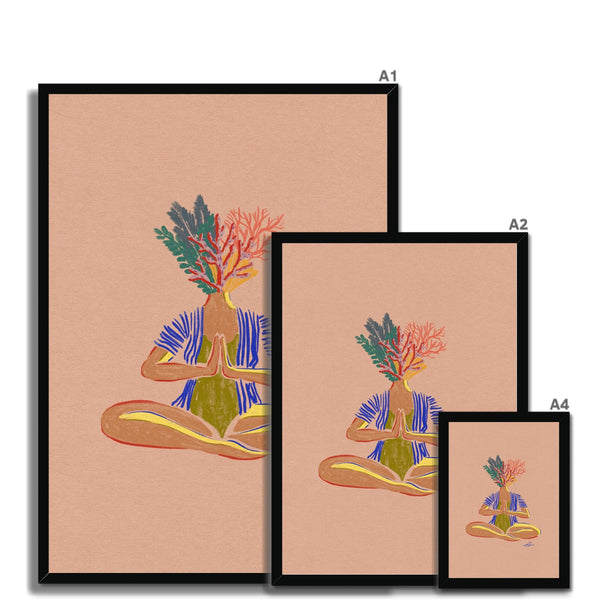 It comes from within Framed Print