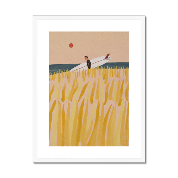 Golden hour Framed & Mounted Print
