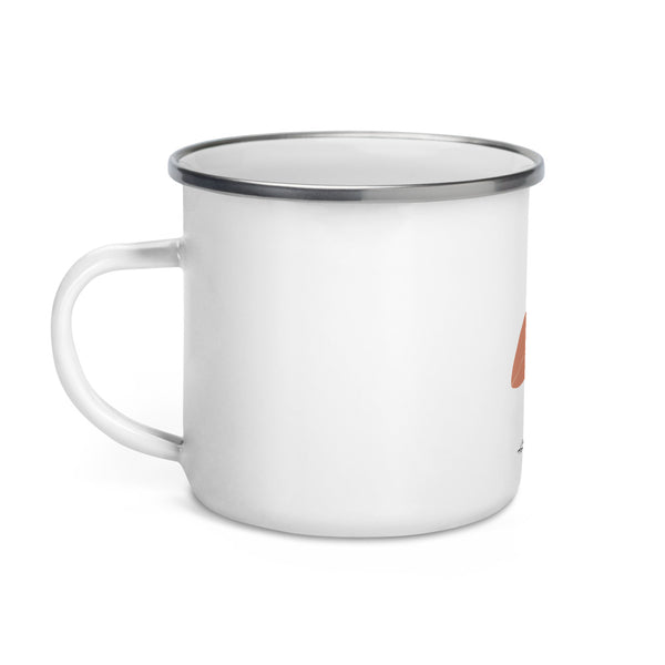 "Surfing Mouse" Enamel Mug