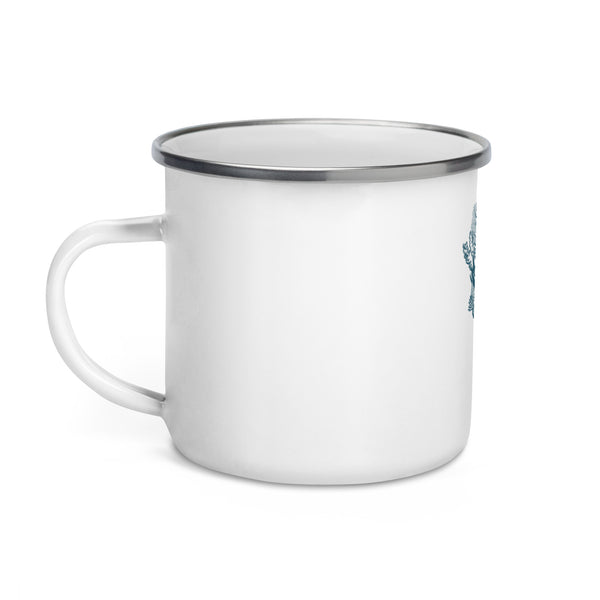 "Ocean Lady" Enamel Mug