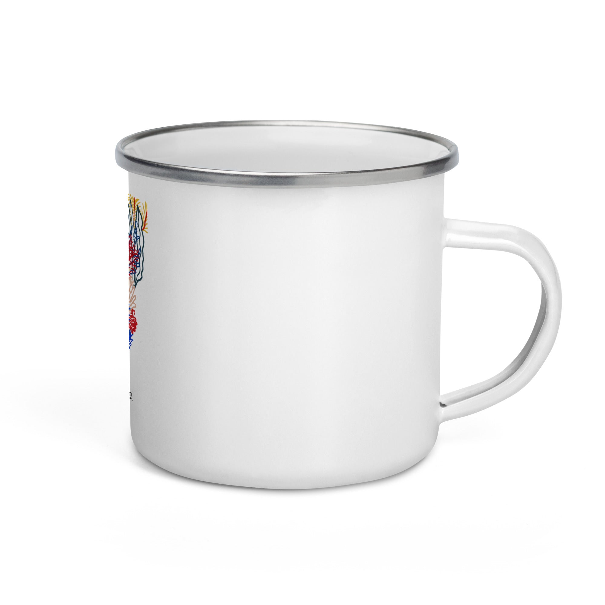 Corals on my mind Enamel Mug