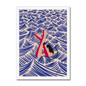 Put your feet up Framed Print