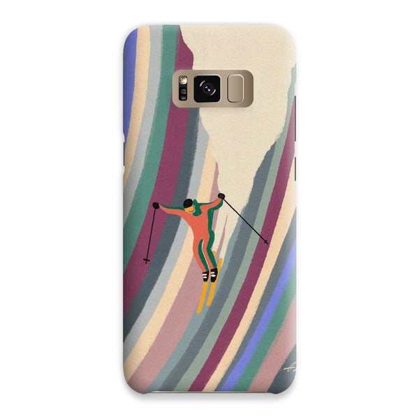 Down the slope Snap Phone Case