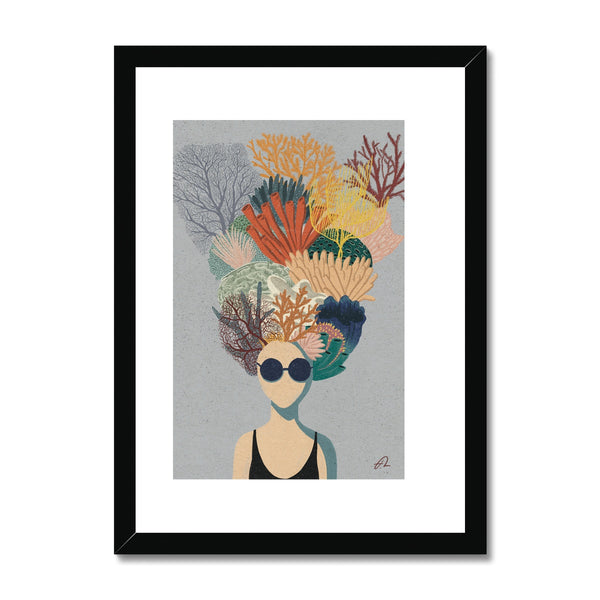 Coral head Framed & Mounted Print