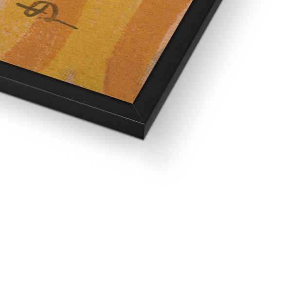 Choosing red Framed Print