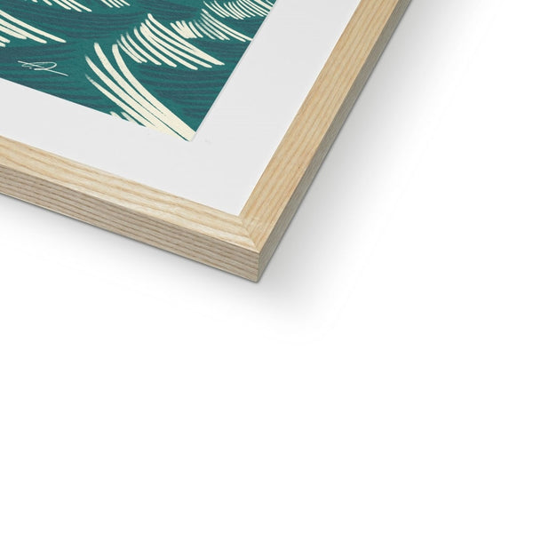 Salt crystals in the sky Framed & Mounted Print