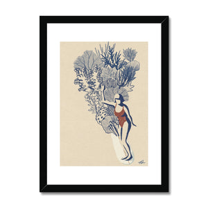 Coral Slide II Framed & Mounted Print