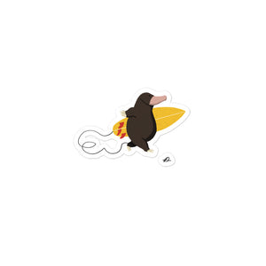 "Surfing Mole" Bubble-free stickers