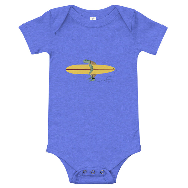 "Surfing Sea Turtle" Baby Bodysuit