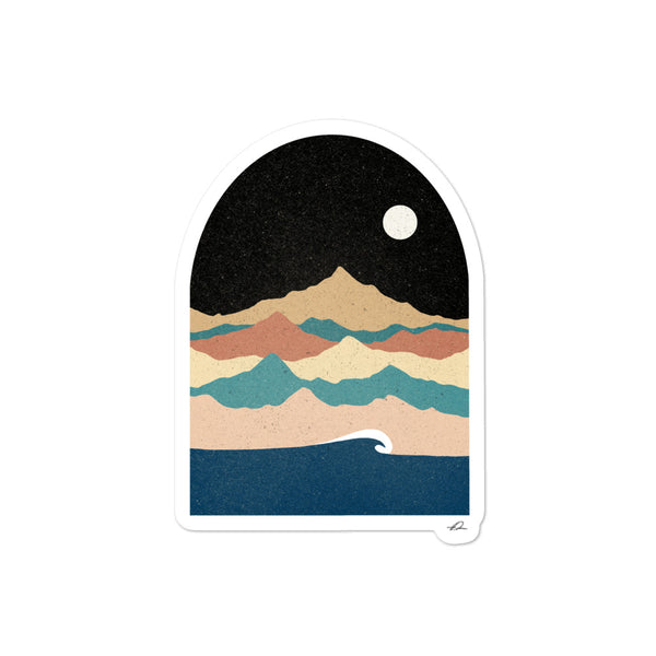 "Window view II" Sticker