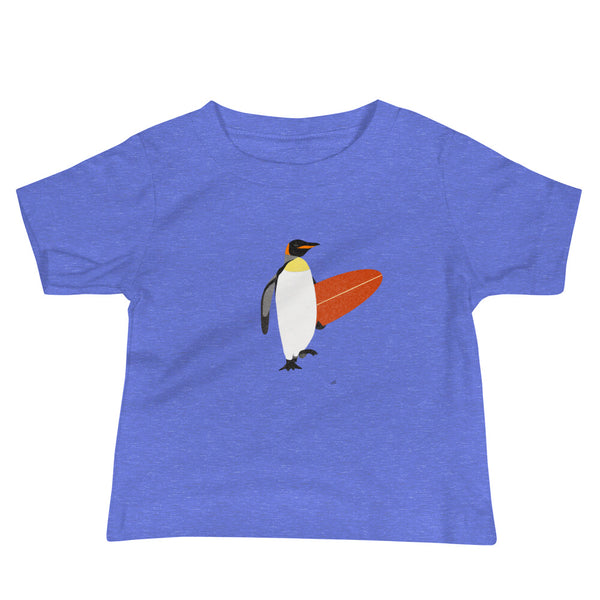 "Surfing Penguin" Baby Jersey Short Sleeve Tee