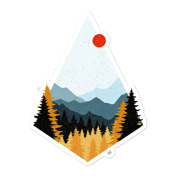"Colors of fall" Sticker