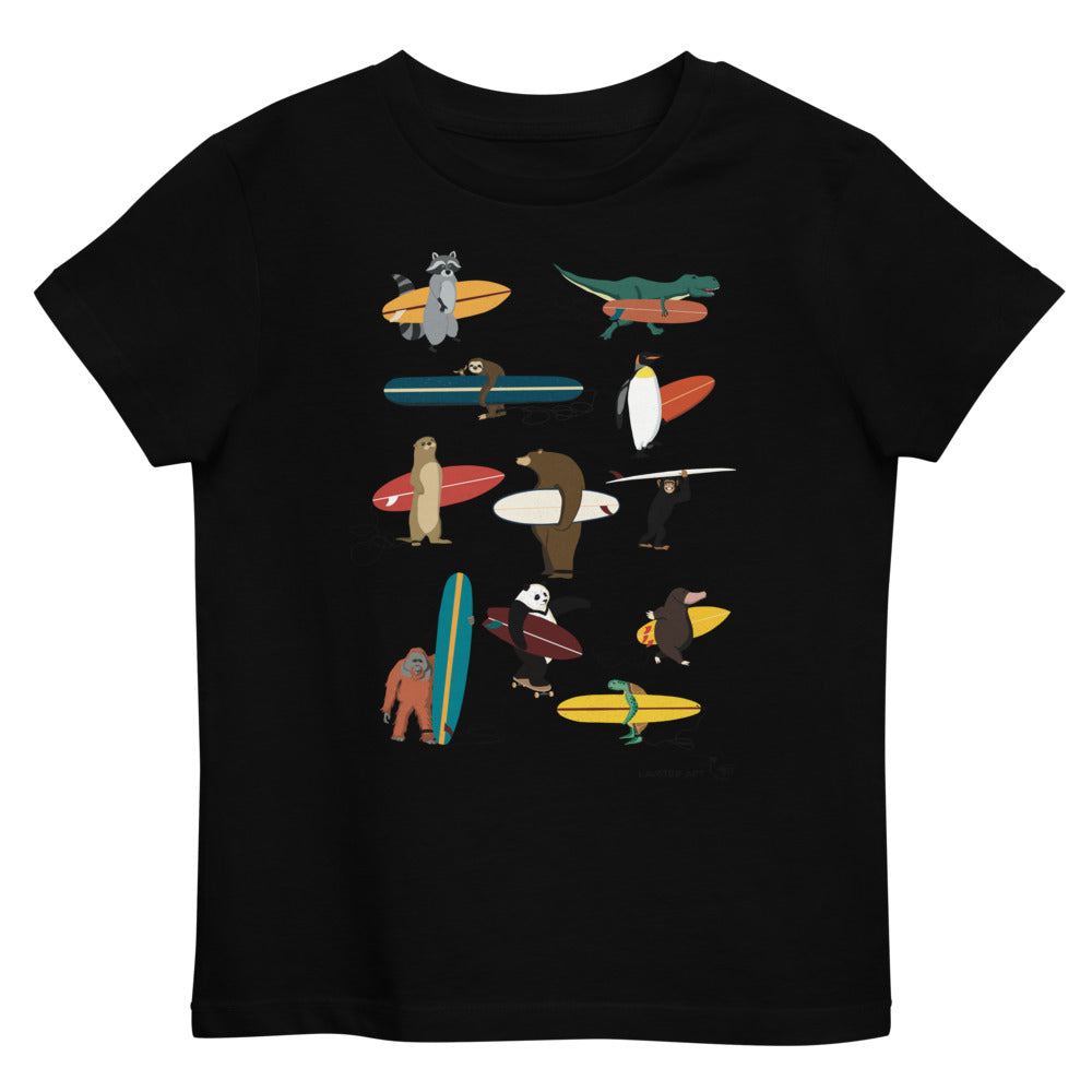"Surfing Animals 2021" Organic Kids Tee