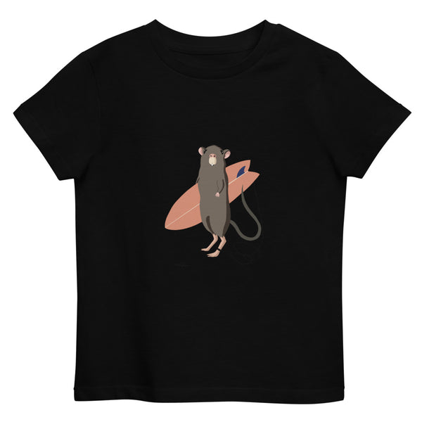"Surfing Mouse" Organic Kids Tee