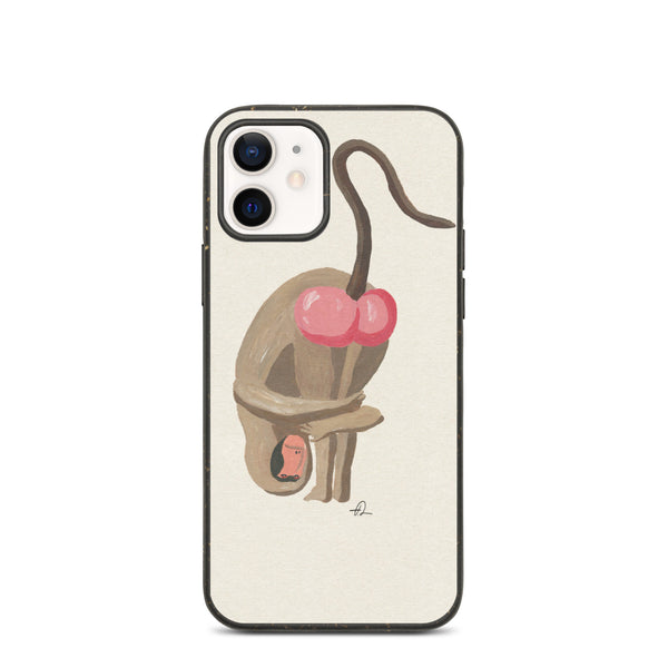 Baboon Yoga iPhone case