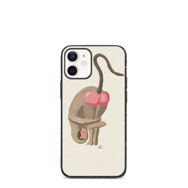 Baboon Yoga iPhone case