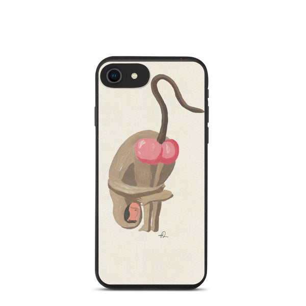 Baboon Yoga iPhone case