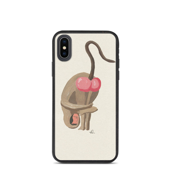 Baboon Yoga iPhone case