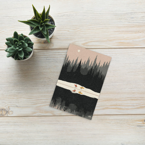 "Lost in the Woods" Art Postcard