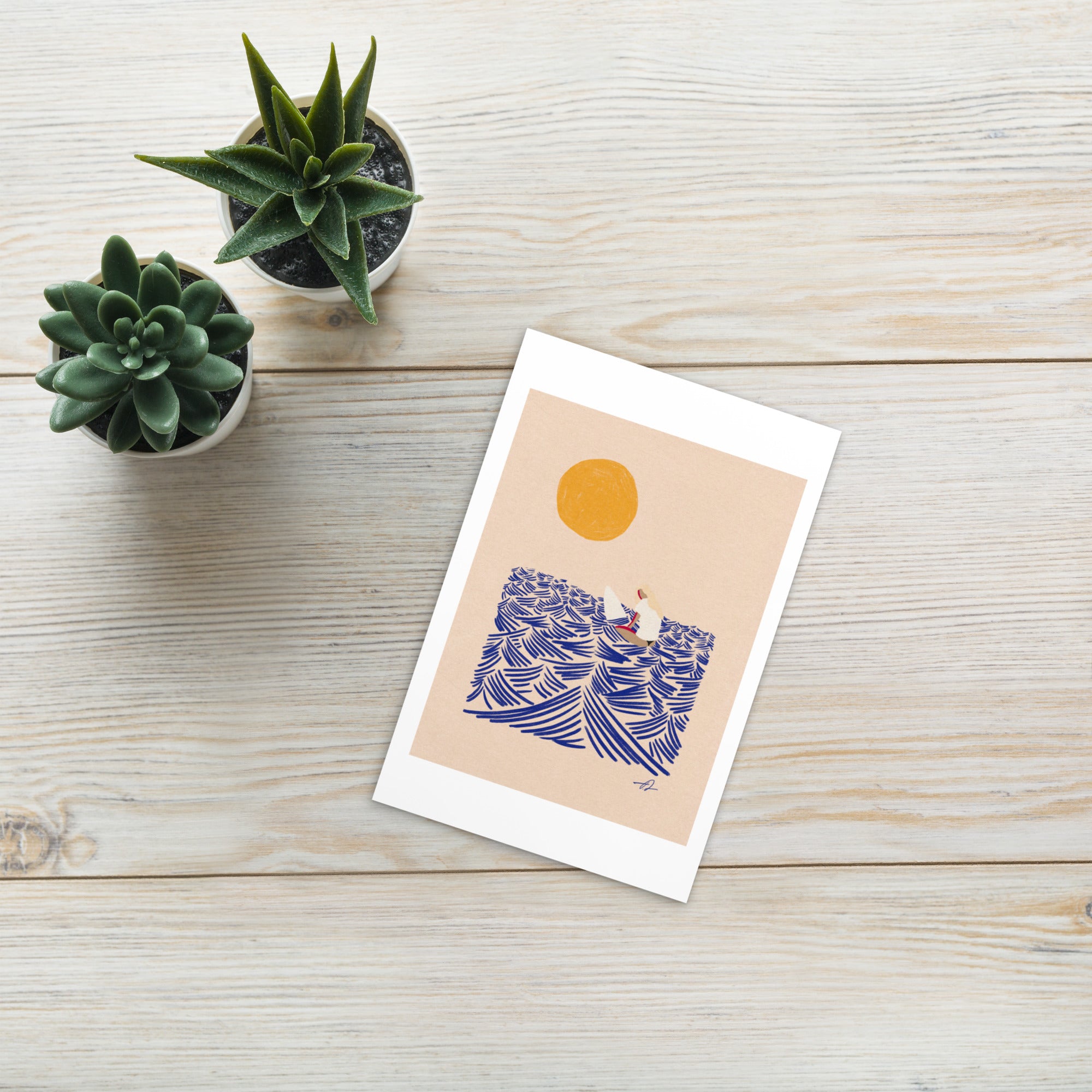 Suns Out Art Postcard