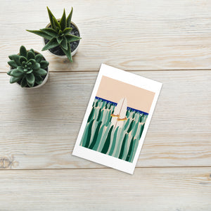 Hide 'n seek Art Postcard
