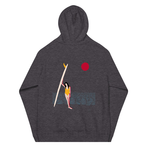 Waitin for you Unisex eco raglan hoodie