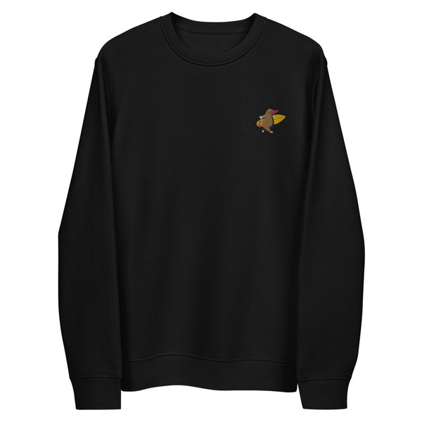"Surfing Mole" Unisex eco embroidery sweatshirt