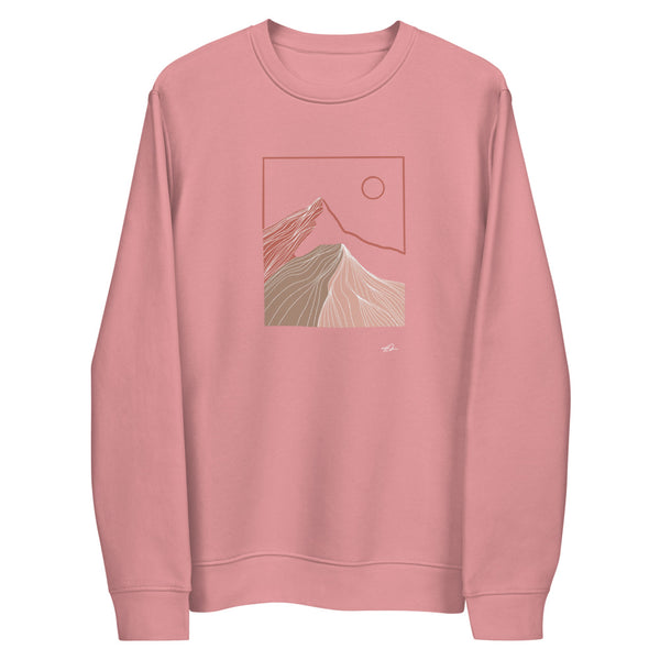 "Two Peaks" Unisex eco sweatshirt