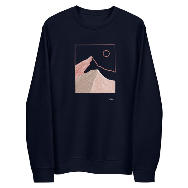 "Two Peaks" Unisex eco sweatshirt