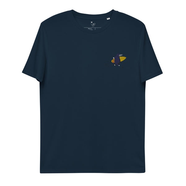 "Surfing Mole" Organic Embroidery Tee