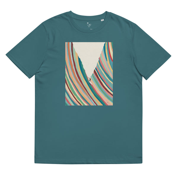 Surfing with stache Organic Tee