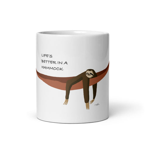 Life's better in a hammock mug