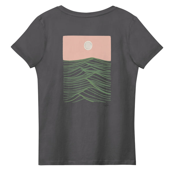 "Liquid Triangle" Women's fitted eco tee