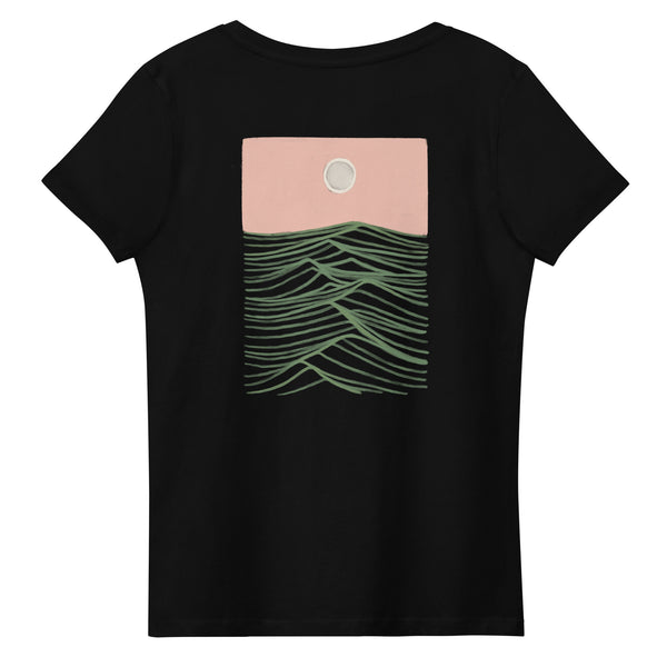 "Liquid Triangle" Women's fitted eco tee
