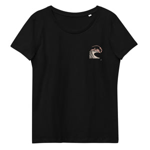 "Overspill" Women's fitted eco tee