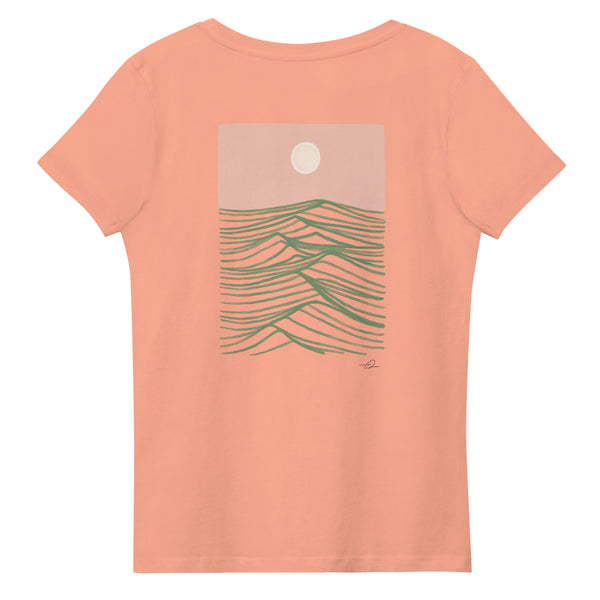 "Liquid Triangle" Women's fitted eco tee